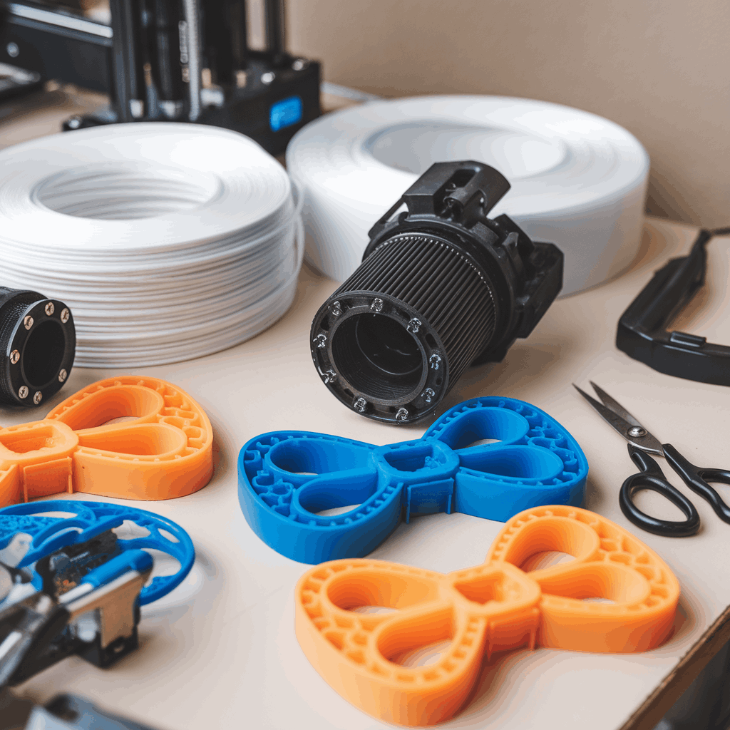 Assorted 3D printing components